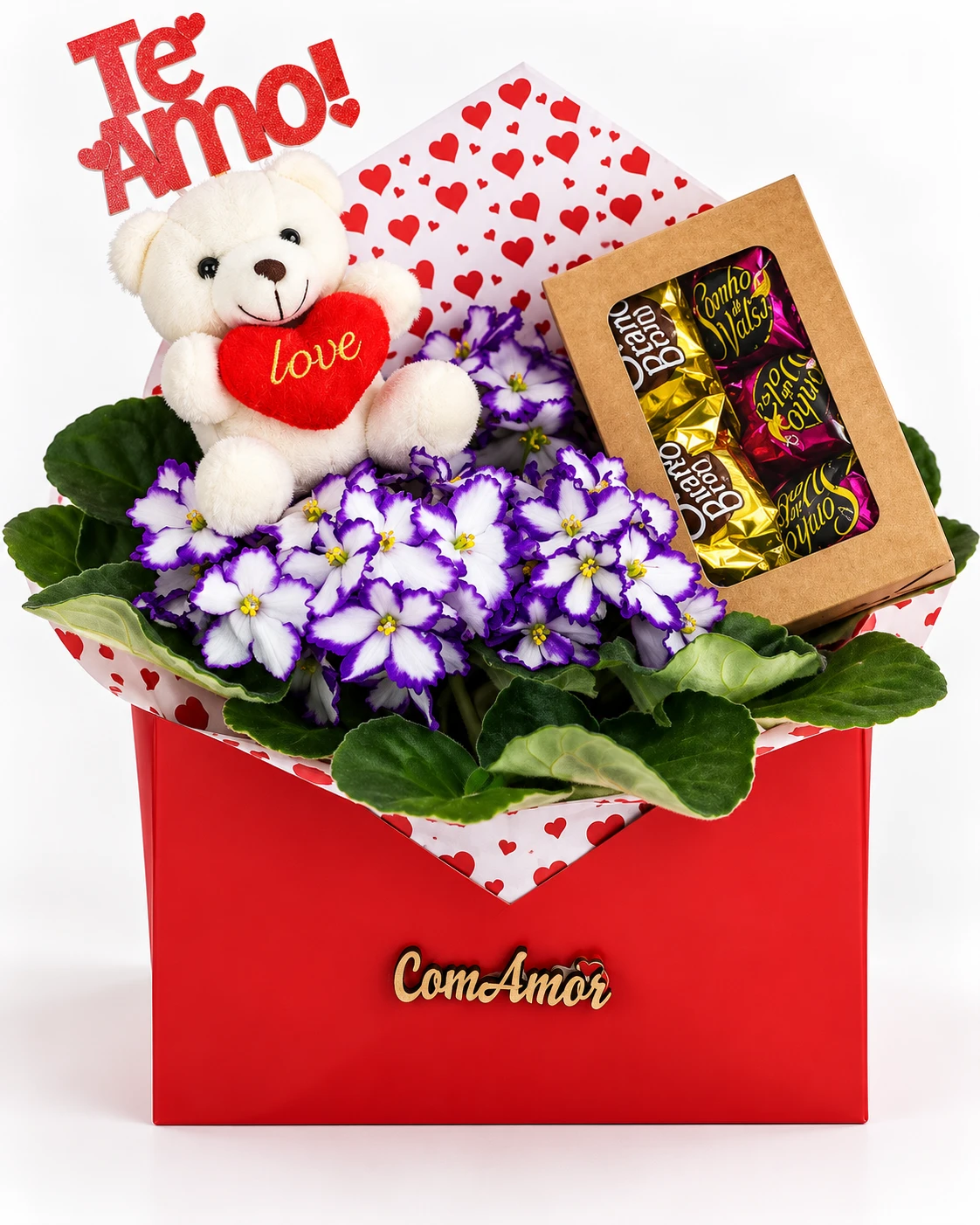 Box Violeta com Amor